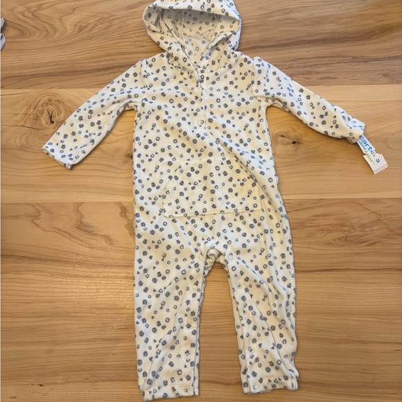Cheetah pattern sleeper with hood - Picture 2 of 8